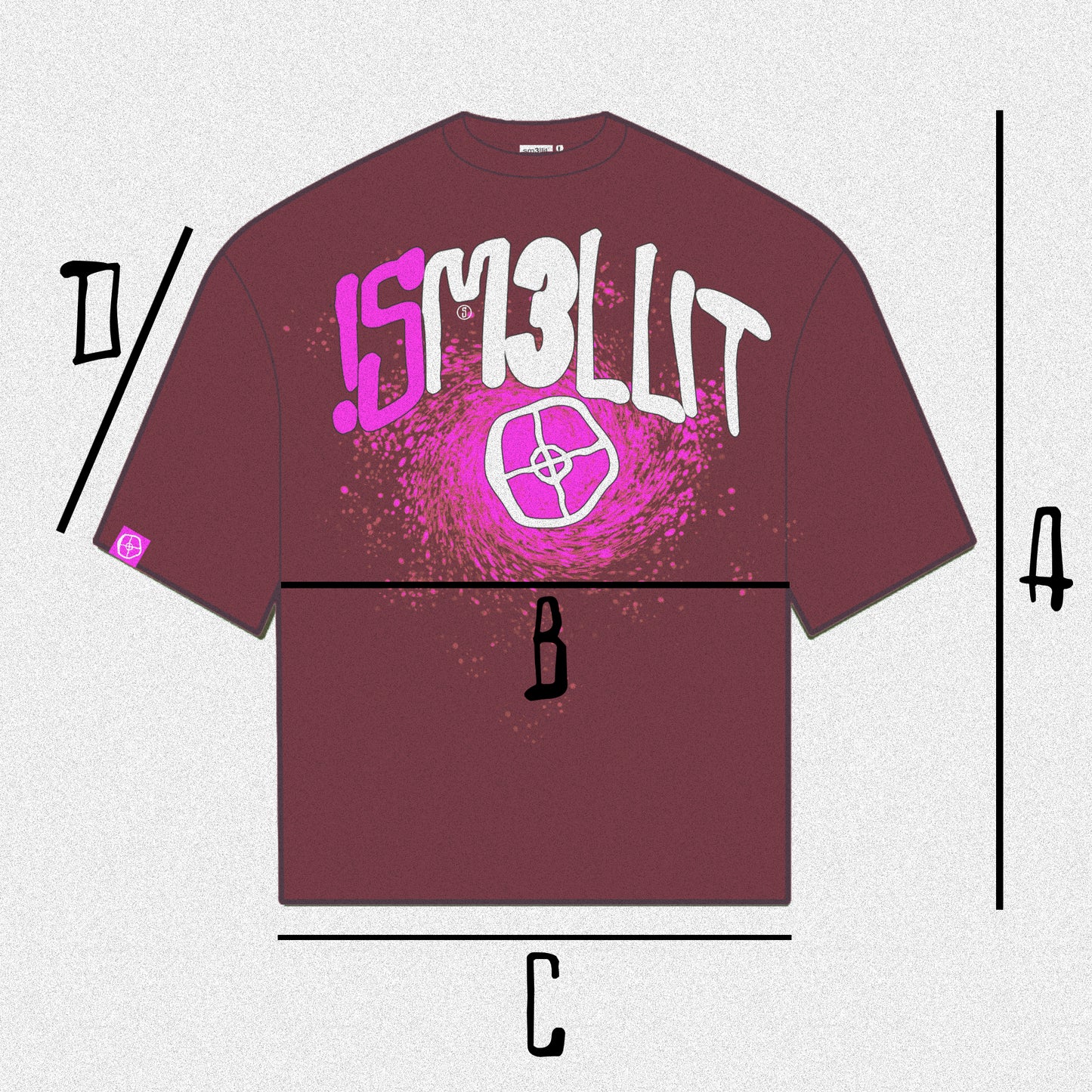 sm3llit baggy tee R&P